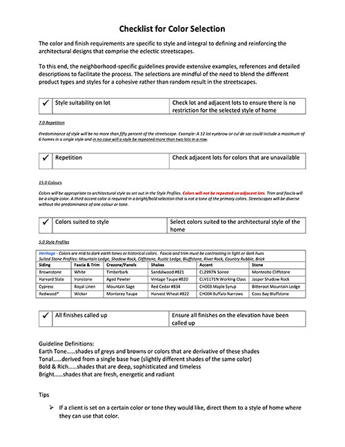Color Selection Guide
