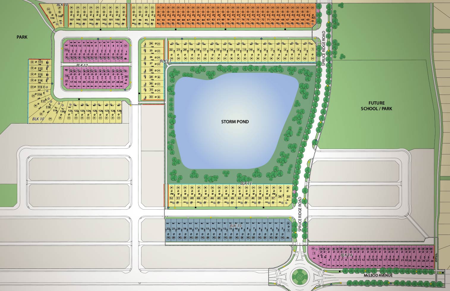 Legacy Ridge Stages Map
