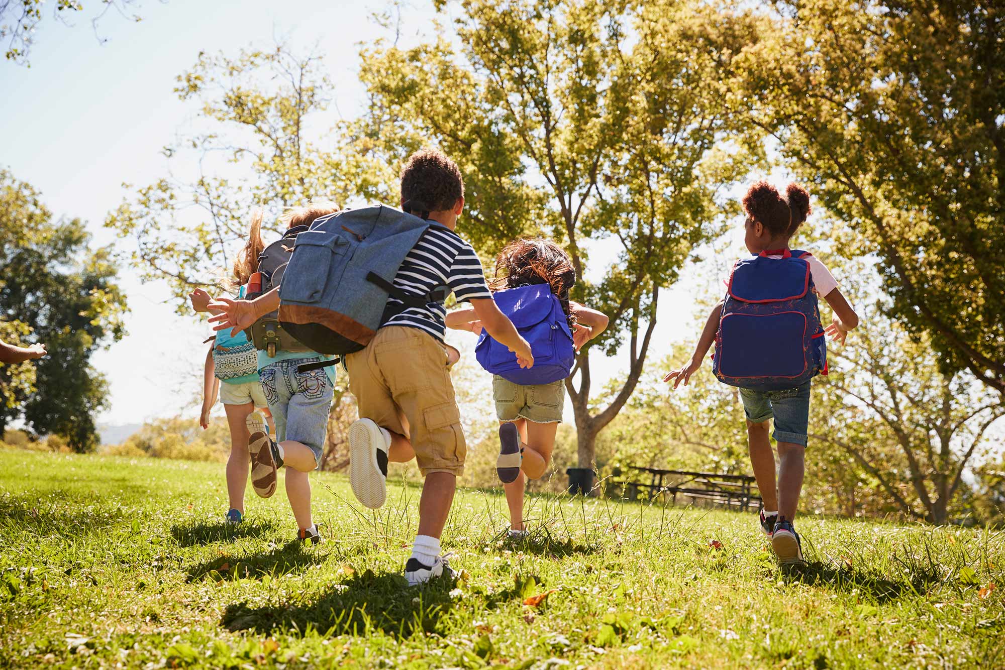 School Children Playing